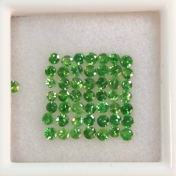 Цавориты 1.50ct 1.6-2.0 мм 50 шт