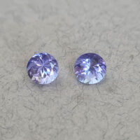 Танзаниты 1.18ct пара 5 мм
